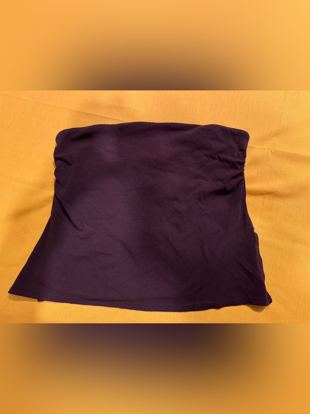 Wild Fable Dark Brown Strapless Ruched Tube Top Knit Layering Basic Size XXL